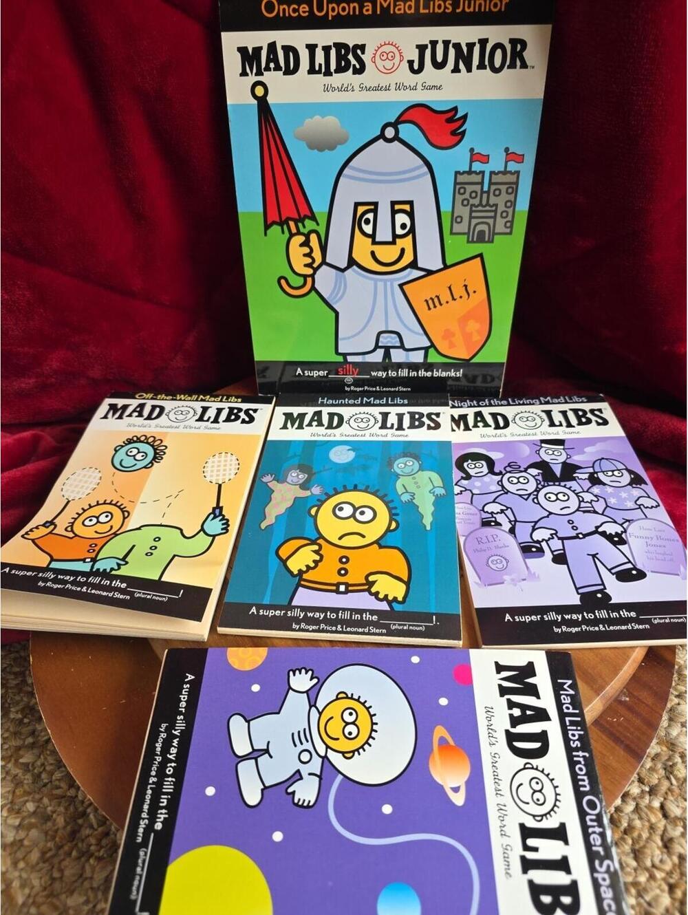 Lot Of 5 Mad Libs Books - Cool, Haunted, Outer Space, Paperback NEW Rare